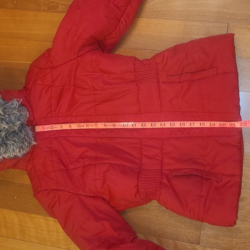 Aeropostale Juniors red medium winter puffer coat - Picture 11 of 11